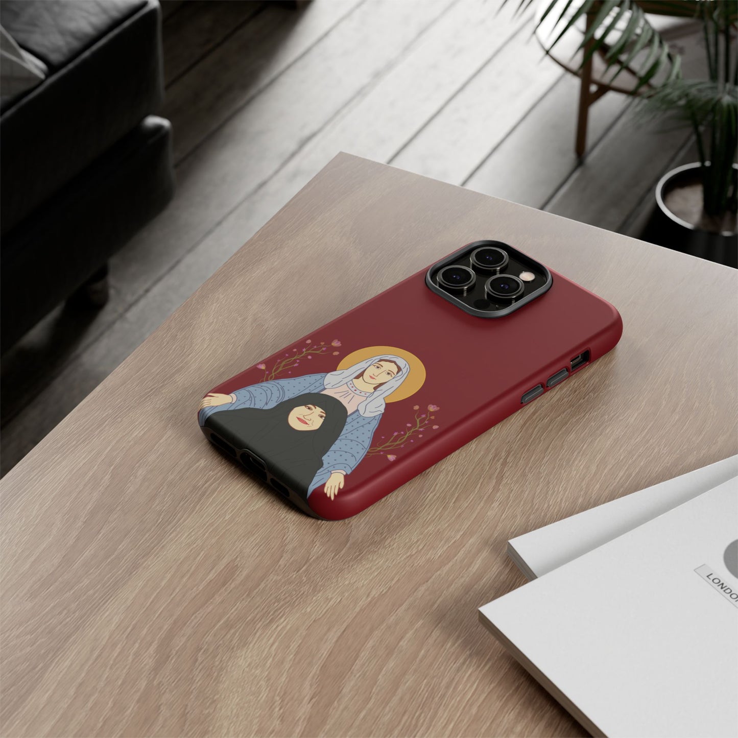 St. Mary & Tamav Erene Tough Cases: Stylish Gift for Friends, Unique Cover for Women, Tech Accessory