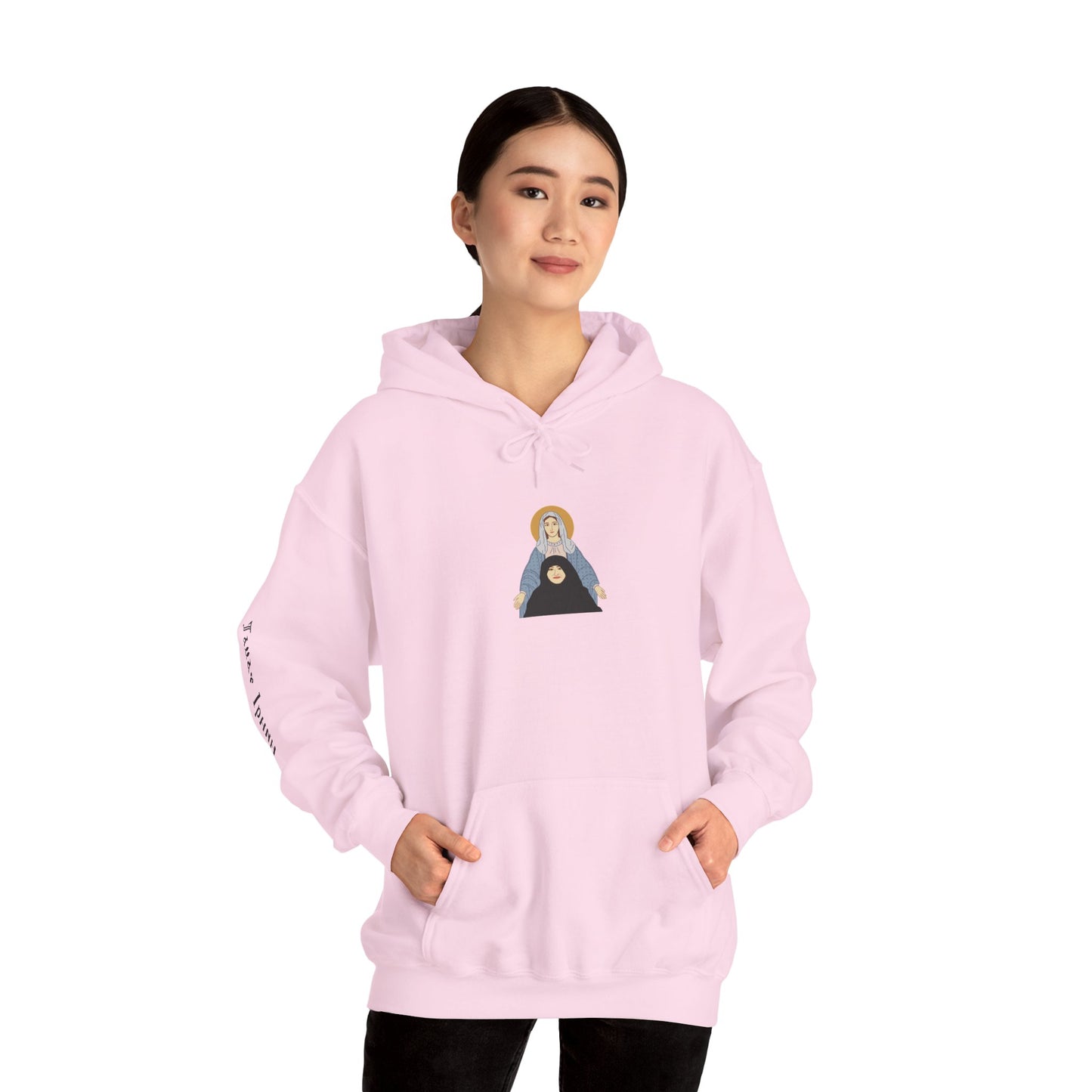 St. Mary & Tamav Erene Hoodie | Unisex Heavy Blend Sweatshirt, Religious Apparel, Spiritual Gift, Cozy Layer, Inspirational Clothing