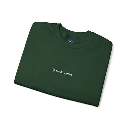 Tamav Erene Coptic Name Dark Colors Cozy Unisex Crewneck Sweatshirt for Everyday Comfort, Casual Wear, Gift for Friends, Layering Essential, Relaxed Style