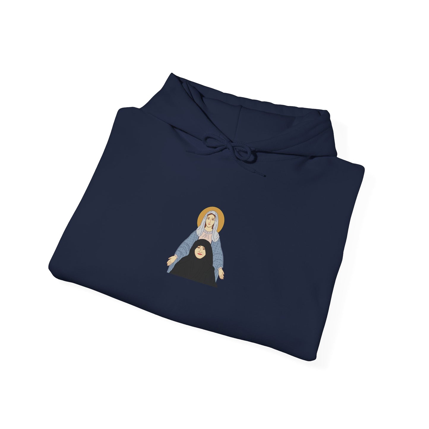 St. Mary & Tamav Erene Hoodie | Unisex Heavy Blend Sweatshirt, Religious Apparel, Spiritual Gift, Cozy Layer, Inspirational Clothing