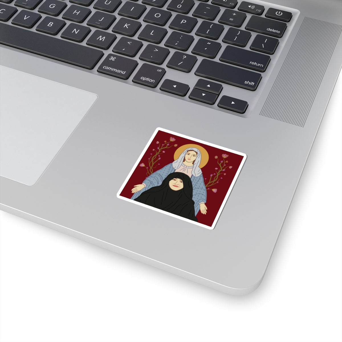 St. Mary & Tamav Erene Photo Dark Aesthetic Kiss-Cut Stickers, Laptop Decor, Journal Accessories, Gift for Students, Unique Art Stickers
